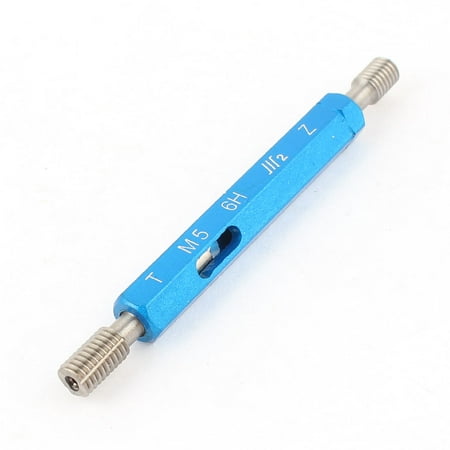 Pipe Thread Gage - Unique Bargains M5 Pitch 6H Steel Pipe Thread Plug Gage Go/No Go Gauge Gaging Tool