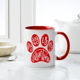 thumbnail image 4 of CafePress - My Dog Is My Valentine - 11 oz Ceramic Mug - Novelty Coffee Tea Cup, 4 of 4