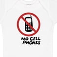 thumbnail image 4 of Inktastic No Phones Boys or Girls Baby Bodysuit, 4 of 5