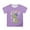 Purple, variant on Gbsyewxs Childrens Shirts Short Sleeve Crew Neck Letter Dinosaur Print Loose Summer Toddler Girls Outfits Black Size 3-4 Years