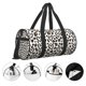 thumbnail image 3 of Balery Heart Leopard Bolsa de Gimnasio para Mujeres y Hombres, Bolsa de Viaje Impermeable, Bolsa de Fin de Semana con Compartimento para Zapatos y Bolsillo Húmedo, 3 of 6