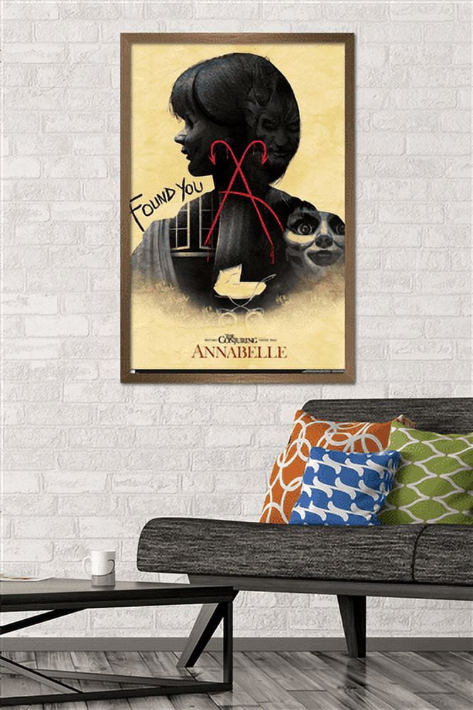Annabelle - Found You Wall Poster, 22.375" x 34", Framed