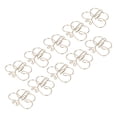 thumbnail image 4 of M Buder 50 Piezas Clips de Papel Dorados Forma de Mariposa Antioxidantes Ligeros Portátiles para Organización de Archivos Oficina Escuela y Hogar (3.8 cm / 1.5 inches), 4 of 9