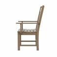 thumbnail image 4 of Westin Outdoor Laguna Patio Dining Armchair,Weathered Wood, 4 of 6