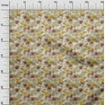 thumbnail image 3 of oneOone Cotton Cambric Light Yellow Fabric Tropical Diy Clothing Quilting Fabric Print Fabric By Yard 42 Inch Wide, 3 of 5