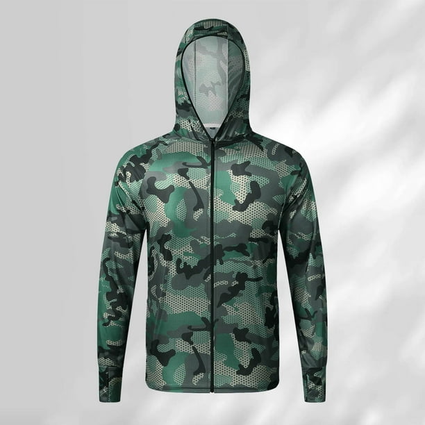WILLBEST Sudadera Ligera con Cremallera para Hombre, Sudadera con Capucha Transpirable para El Sol, Informal, para Exteriores, Senderismo, Corte Entallado, para Primavera y Verano Extra Chica