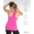thumbnail image 6 of Frontrunner Shaping Sport Tank - Athletic Shapewear by MeMoi Small / Shapewear - Fuchsia Red, 6 of 12