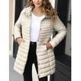 thumbnail image 4 of Giolshon Women's Puffer Jacket Quilted Lightweight Padding Hood Packable Bubble Coat, 4 of 4
