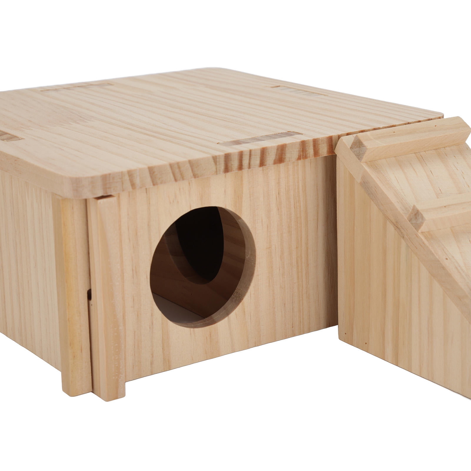 Suodoka Premium Wooden Hamster Hideout with Ladder – Durable, Multi‑Use Pet House for Hamsters, Rabbits & Small Pets