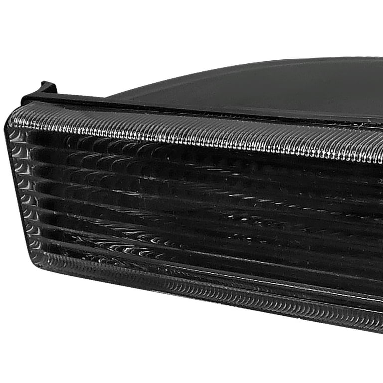 Black Bumper Turn Signal Lights For 1993-1996 Jeep Grand Cherokee – Pair