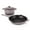 Oyster, variant on BergHOFF Neo 3pc Cast Iron Cookware Set, Fry Pan & Round Dutch Oven, Oyster