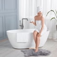 thumbnail image 2 of Wowow Single Handle Freestanding Tub Faucet with Hand Shower in Antique Bronze, 2 of 6