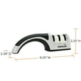 thumbnail image 4 of Chef'sChoice AngleSelect Model 4643 Professional Manual Knife Sharpener for Straight Edge and Serrated Knives, in Silver/Black (4643009), 4 of 9