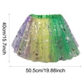 thumbnail image 3 of JFGHDG Light Up Tutu Women Ruffle Skirt Women Tutu Skirt Sequin Skirt Dance Skirt Tulle Skirt Running Tutu Light Green One Size, 3 of 9