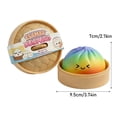 thumbnail image 3 of Rare Glitter Dumpling Steamer Box Set, Soft Slow Rebound Sensory Stress Ball, Mystery Unboxing Toys for Birthday Parties & Office Desk Decor, 3 of 6