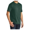thumbnail image 4 of Yellow Rooster Men's Core Blend Pocket T-Shirts Dark Green XL, 4 of 6