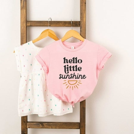 

Jane + Vogue Hello Little Sunshine Toddler Graphic T-Shirt in Pink for Unisex 2T