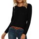 thumbnail image 4 of Ounisa Womens Slim Fit Velvet Burnout Top Cowl Neck Long Sleeve See Through Shirt Blouses Tops, 4 of 7