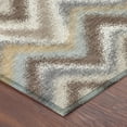 thumbnail image 3 of Addison Rugs Chantille Indoor/Outdoor Transitional Geometric Chocolate Machine Washable Runner Rug, 2'3" x 7'6", 3 of 7
