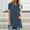 5-Navy, variant on Women's Tops Long Shirt Short Sleeve T-Shirt Oversize Summer O-Neck Tunic Tops Casual Loose Fit Blouse Basic Tee