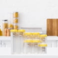 thumbnail image 3 of 1:6 Escala 1:12 Yotijar Tarro Sellado Botella de Almacenamiento Miniatura Amarillo Crema, 3 of 9