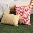 thumbnail image 3 of Red Outdoor Pillow Covers 18x18 Set of 2 Outdoor Waterproof Patio Decorative Spring Summer Sofa Bed Garden Balcony Cushion Covers Home Decor Gifts 001G, 3 of 6