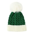 thumbnail image 5 of UHGANN Christmas Knitted Hat for Beanie Knit Santa Hat with Pom Pom for Boys Girls Infant, 5 of 8