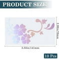 thumbnail image 2 of 10 Sheets Hibiscus Flower Car Sticker Colorful Hawaiian Stickers and Decals Stickers Reflective Waterproof Vinyl Automotive Exterior Decor for Truck Motorcycle Doors Wall Laptop, 2 of 9
