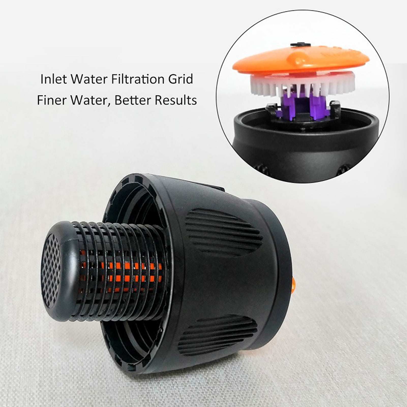 Suodoka Tripod Sprinklers for Yard Rotating 360 Degree Large Area Coverage Telescopic Support Adjustable Garden Water Sprinkler US Thread 37.02 inches / 94 cm