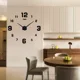 thumbnail image 5 of Reloj Para Pared 3d Grande En Madera Números En Negro 90cm, 5 of 8