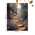 thumbnail image 3 of Qisvanset 12x16 Inch Framed Canvas Wall Art Enchanted Flower Forest Mystical Dreamy Nature Home Wall Decor, 3 of 8