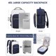 thumbnail image 4 of Mochila de viaje LOVEVOOK Large 40L impermeable para mujeres y hombres, 4 of 9
