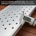 thumbnail image 5 of Muweixin Shed Ramp 2 Pack 62.6 inch, Aluminum Heavy Duty 880lbs Loading Ramps, Non-Slip Punch Plate Trailer Ramps for Shed Door, Lawn Mower, ATV, 5 of 9