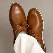 Bruno Marc Men's Plain Toe Oxford Shoes Business Formal Derby Dress Sneakers Wide Width
