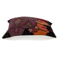 thumbnail image 6 of Parkland Collection Siacca Black Embroidered Floral Decorative Throw Pillow, 20 x 20 Cotton Accent Pillow, 6 of 6