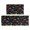 Game Controller Black Pattern, variant on Game Controller Black Pattern Anti Fatigue Kitchen Rugs Set Of 2, Non Slip Washable Decorative Floor Mats for Kitchen Sink Laundry, 17"x30" and 17"x47"