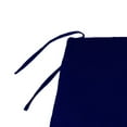 thumbnail image 5 of Jordan Manufacturing 36" x 16" Midnight Navy Solid Rectangular Outdoor Settee Swing Bench Cushion with Ties, 5 of 10