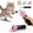 Black and Pink, variant on Automatic Cat Teaser Launcher, Electric Telescoping Interactive Cat Toy for Indoor Kitten Enrichment & Exercise Machine