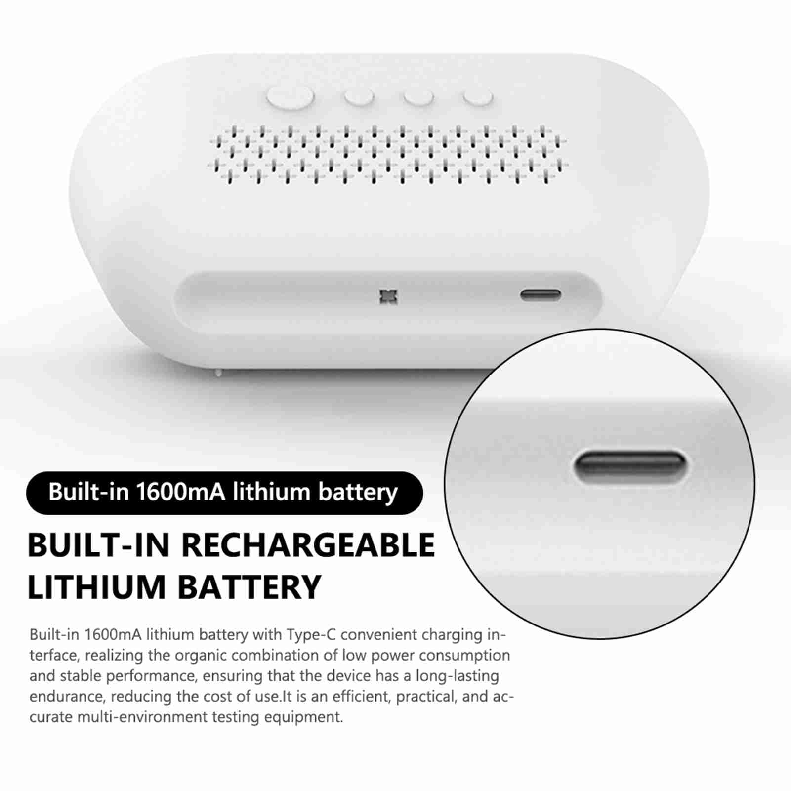Decibel 3in1 Comprehensive Ambient Temperature Humidity Noise Tester Digital Display Decibel Test Meter Sound Level Meter