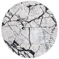 thumbnail image 2 of SAFAVIEH Amelia Pemala Abstract Area Rug, Gray/Black, 10' x 10' Round, 2 of 11