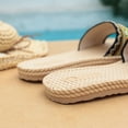 thumbnail image 5 of ATENAR Womens Sandals Flat Summer Women Sandals Beach Womens Shoes Coffee 7.5, 5 of 9
