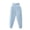 Light Blue, variant on Zwiiyzr Toddler Boys Girls Casual High Waist Sweatpants Striped Closed Bottom Pants
