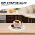 thumbnail image 6 of FENGGUIQU Woven Placemat Heat Insulated Coaster Cotton Rope Modern Café Owners 1Pack, 6 of 6
