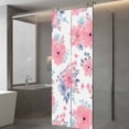 thumbnail image 3 of Pink Watercolor Floral Window Privacy Film, Spring Flower Abstract Art Static Cling UV Sun Blocking Heat Control Window Tint Day and Night, Non-Adhesive One Way Windows Privacy Cover 29.5''x78.7'', 3 of 7