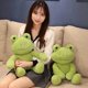 thumbnail image 2 of 25cm Kawaii Dressing Frog Plush Toy Stuffed Animal Fluffy Frog Figure Doll Soft Pillow For Children Boys Girls Birthday Gifts, 2 of 3