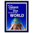 thumbnail image 3 of Be the Change wall art poster print - Young N Refined, 3 of 3