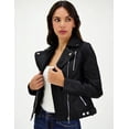 thumbnail image 1 of Chamara de vinipiel con cremallera Roman Fashion /Juvenil, 5478, (Negro) negro CH Roman Fashion CH-BOM-5478-NEGRO, 1 of 5