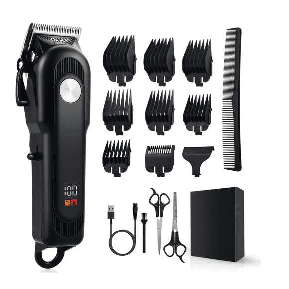 Cortadora de cabello eléctrica maquina inalámbrica Malubero Negra