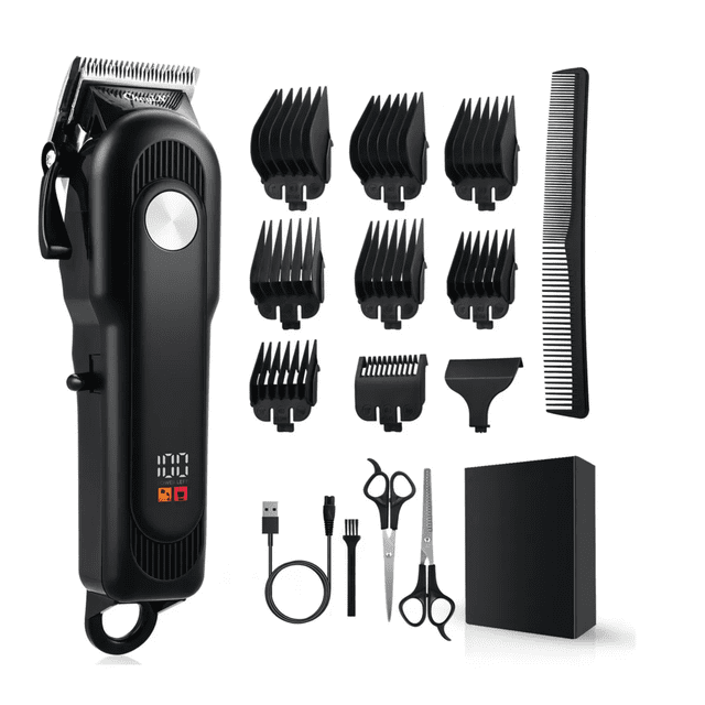 Cortadora de cabello eléctrica maquina inalámbrica Malubero Negra