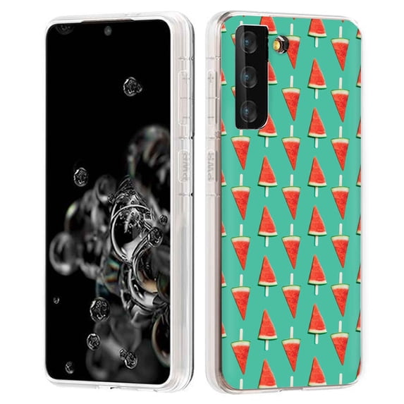 TalkingCase Slim Phone Case Compatible for Samsung Galaxy S21 5G, S30,(Not S21+,S21 Ultra),Watermelon 02 Print,Lightweight,Flexible,Soft, USA